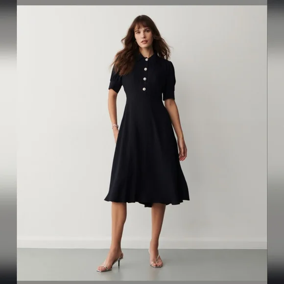 Small Midi Shirt Dress - Picture 4 of 14